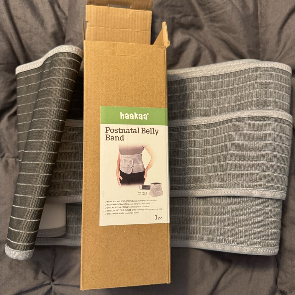 Haakaa Postpartum Belly Band in Gray
